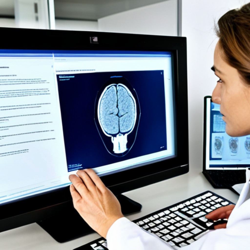 심리학 심리실험 - The Ethical Tightrope**
Prompt: A researcher in a modern lab, carefully reviewing documents with an...